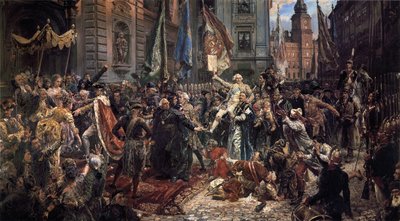 Grondwet van 3 mei 1791 door Jan Alojzy Matejko